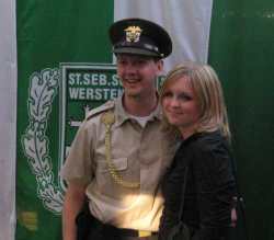 Neues Regimentsknigspaar Alexander und Daniela Kottke